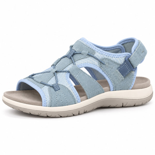 Kerry – Unisex Wide Toe Box Sandals in Blue
