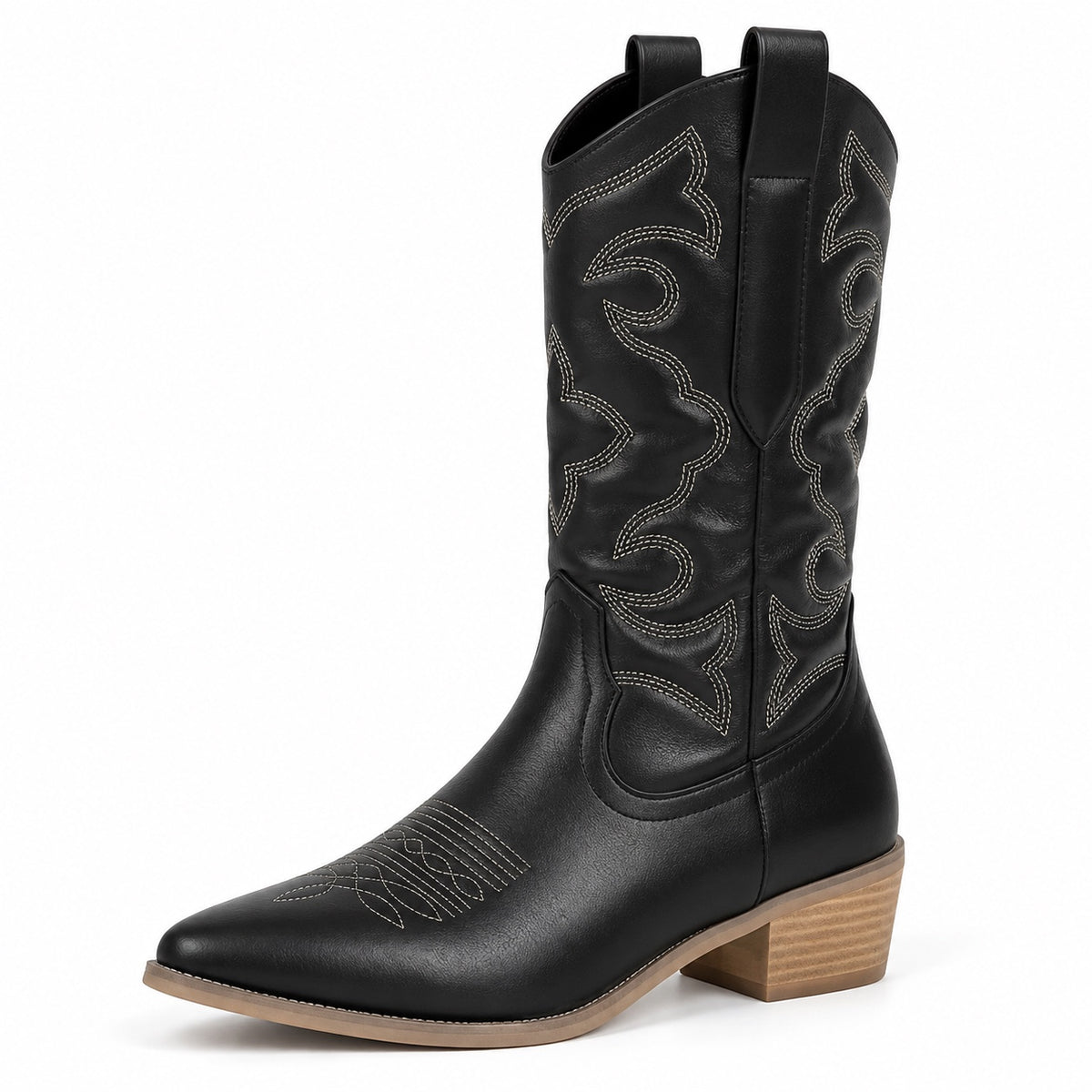 Kristin – Women's Wide Calf Boots in Black