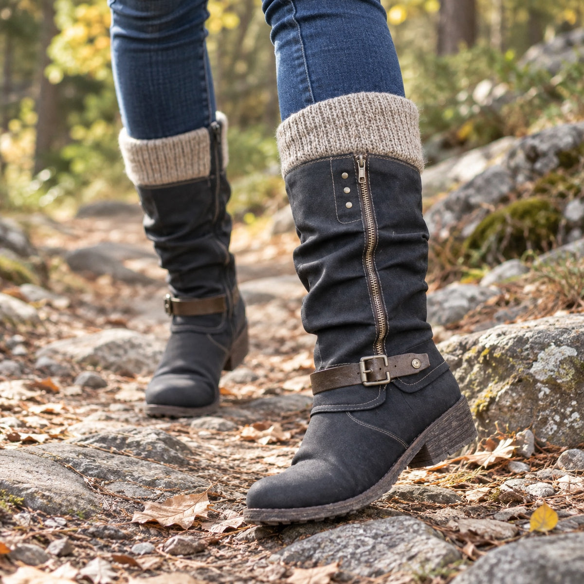 Kristine – Women's Comfort Boots, worn on a walk