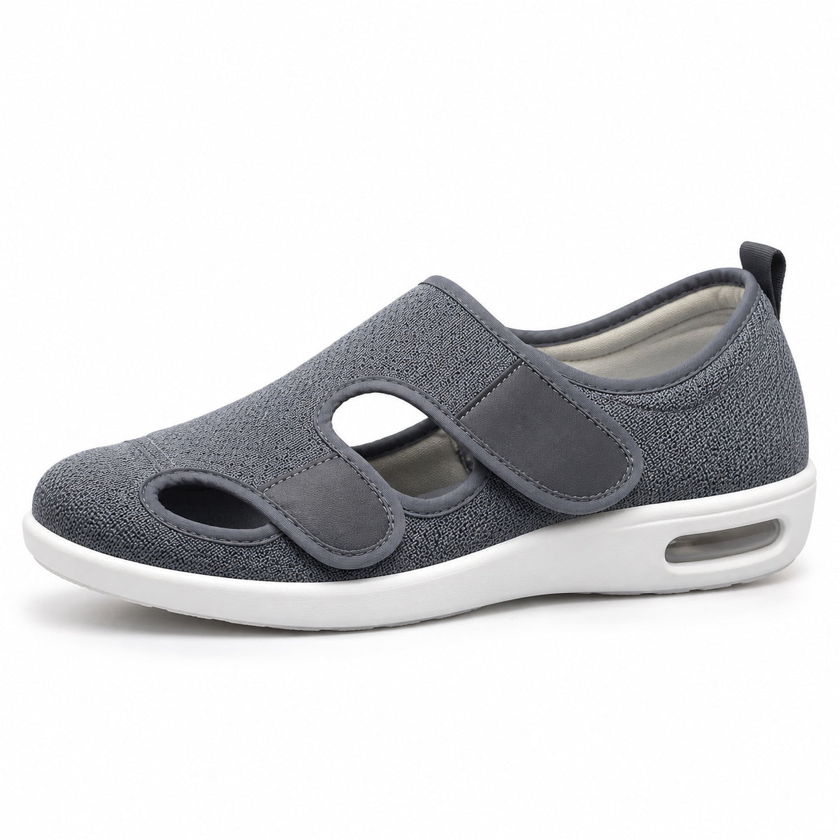Krystal – Women's Wide Toe Box Shoes in Gray