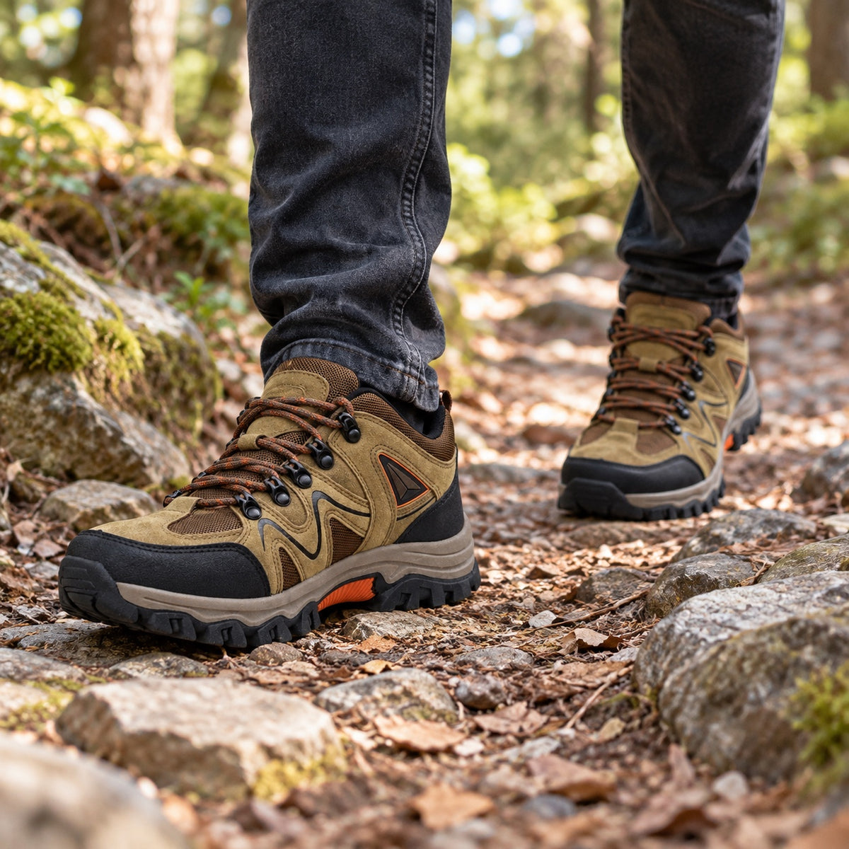 Kurt – Men's Arch Support Shoes, worn on a walk