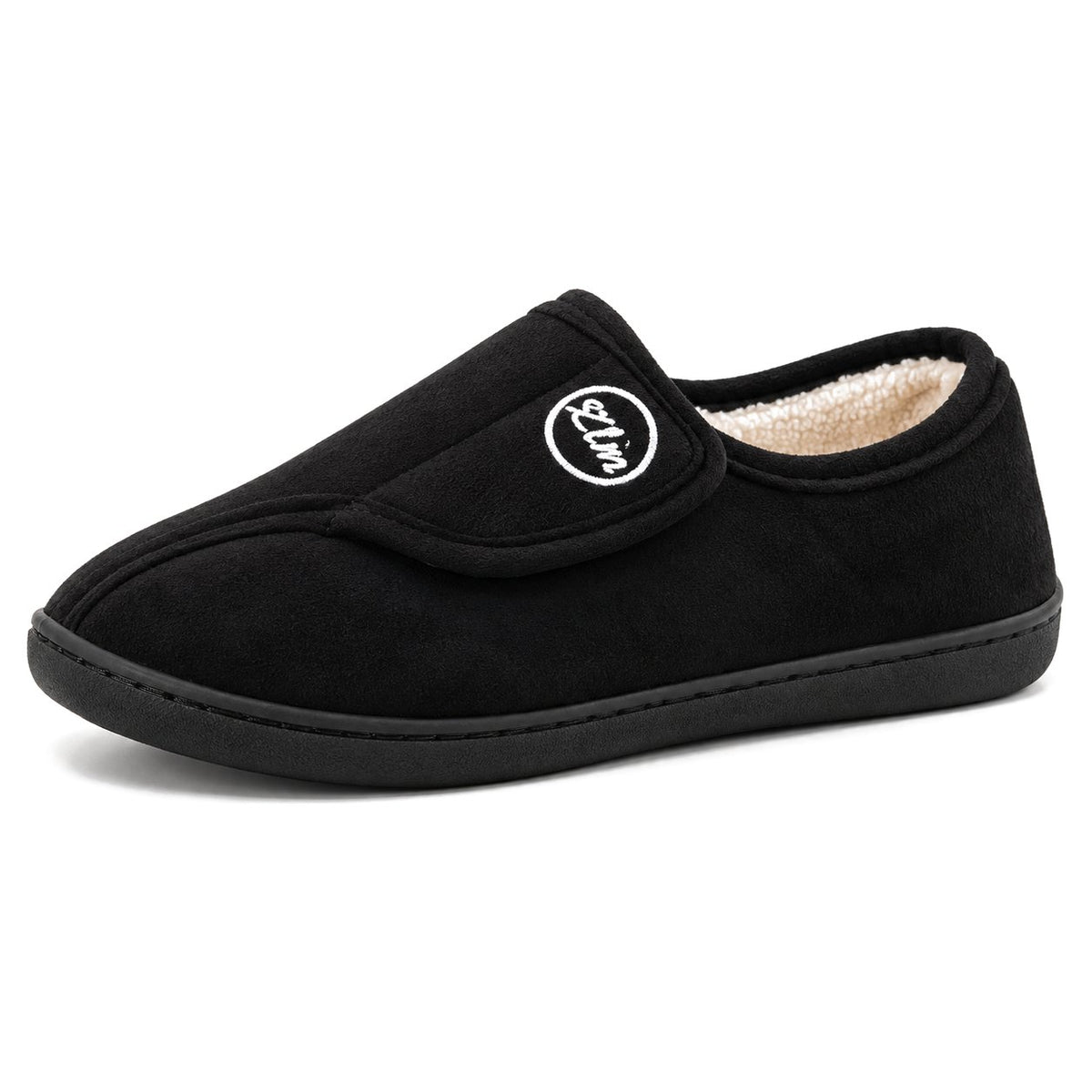 Lance – Men's Comfort Slippers in Black