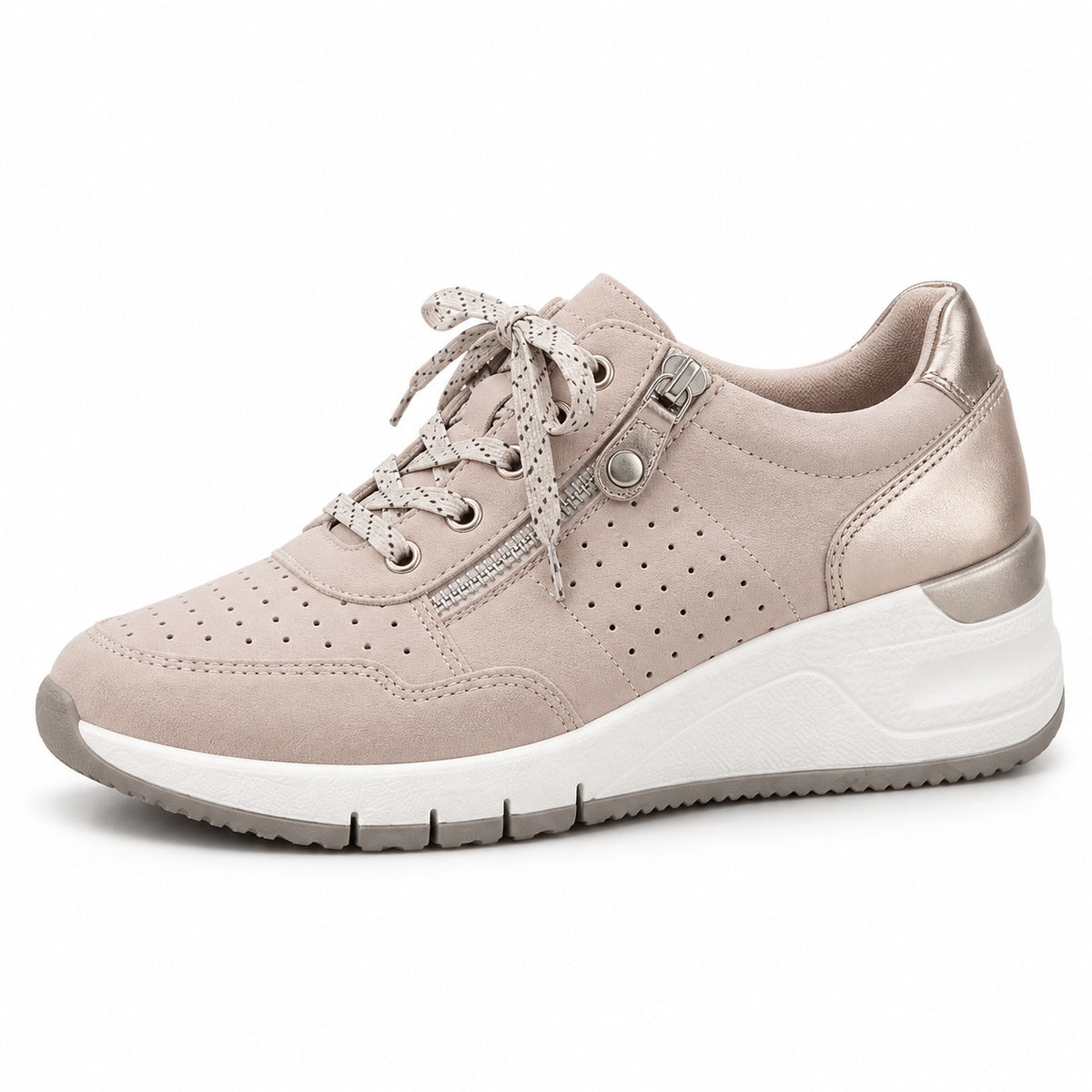 Larson – Unisex Orthopedic Sneakers in Taupe