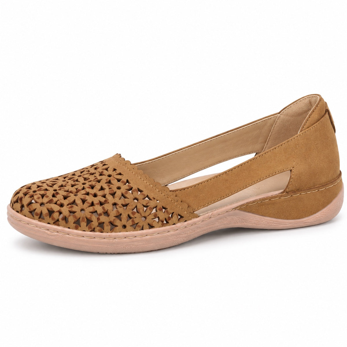 Lisa – Women's Wide Toe Box Shoes in Brown