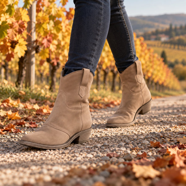 Lori – Women's Comfort Boots, worn on a walk