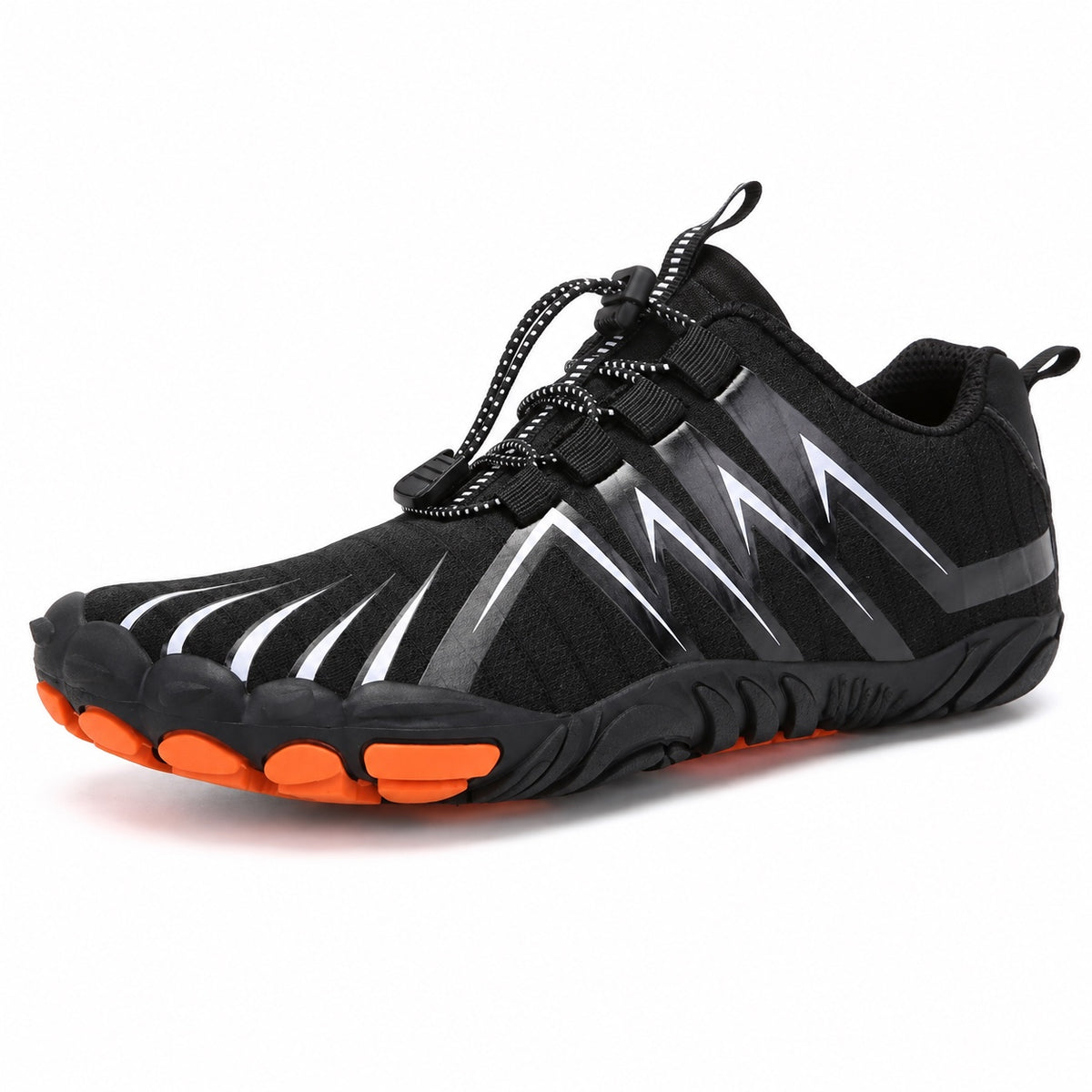 Luke – Unisex Barefoot Sneakers in Black