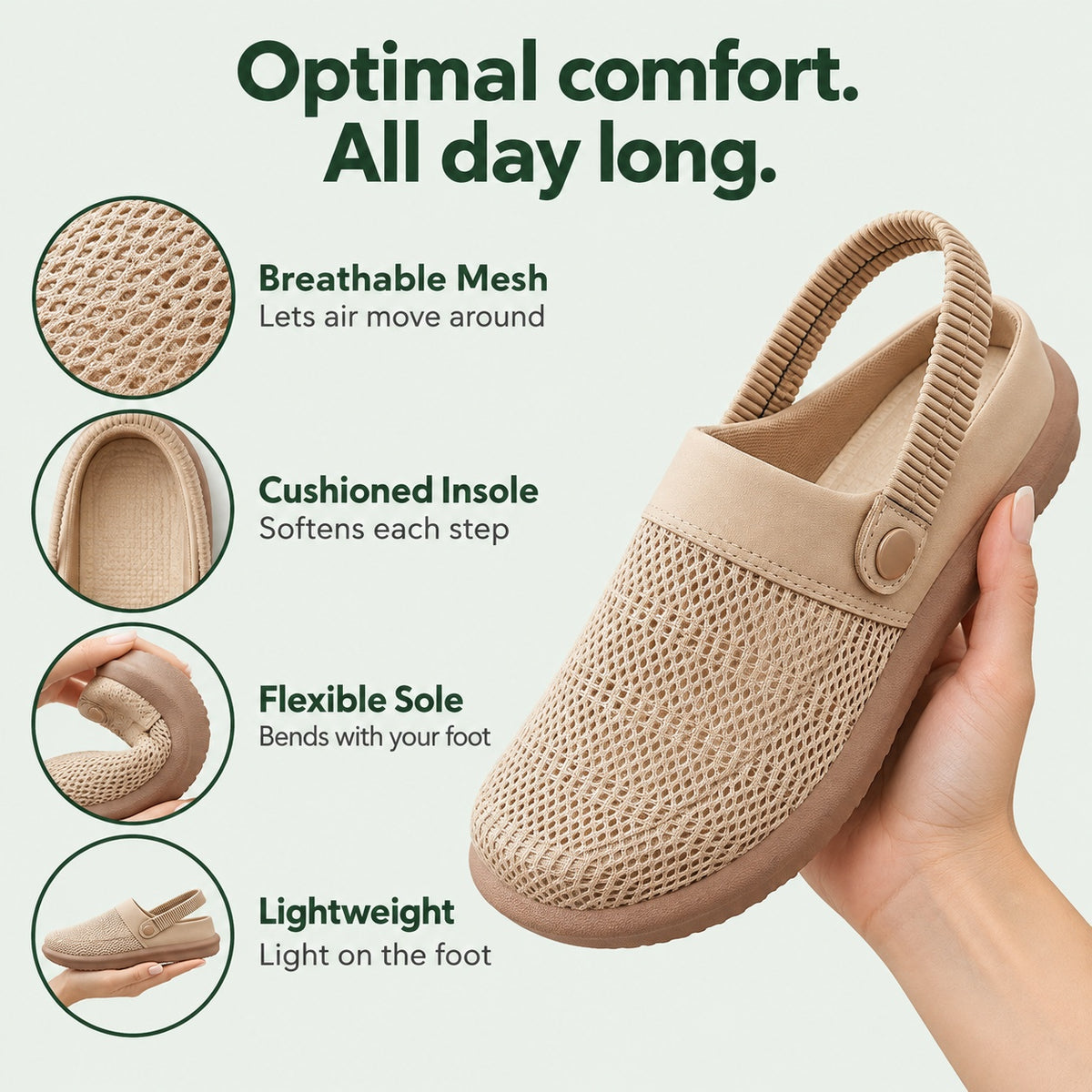 Lula – Women's Comfortable Sandals, features