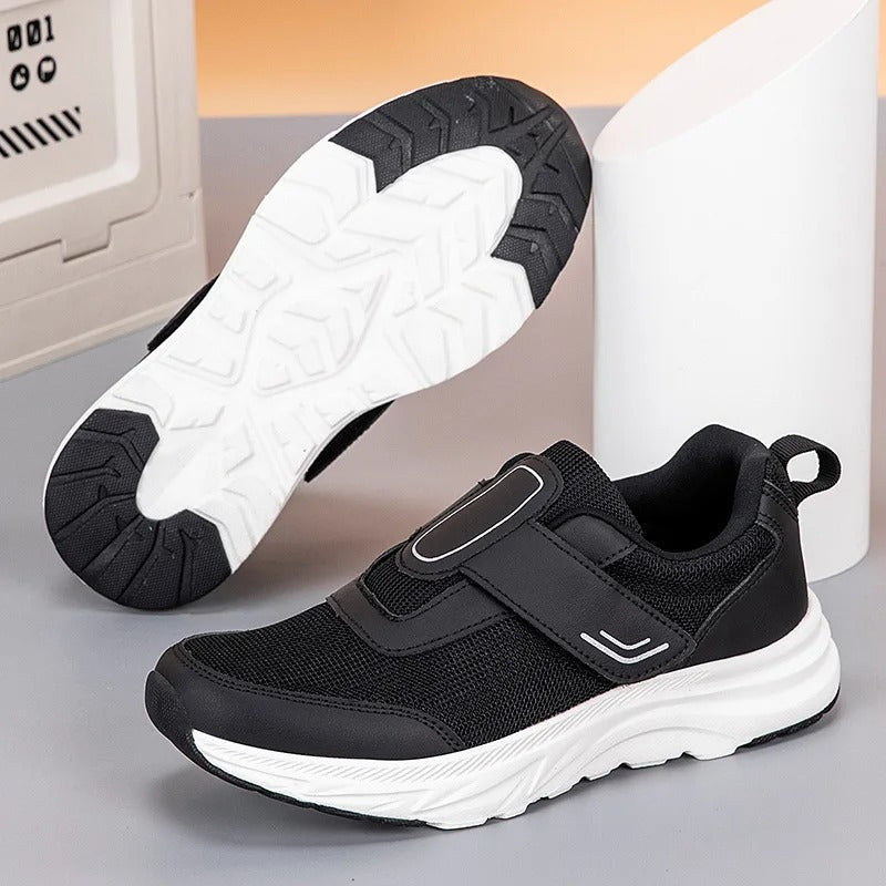 Walking Shoes for Bunions - Wide Toe Box, Velcro Strap, Breathable Mesh