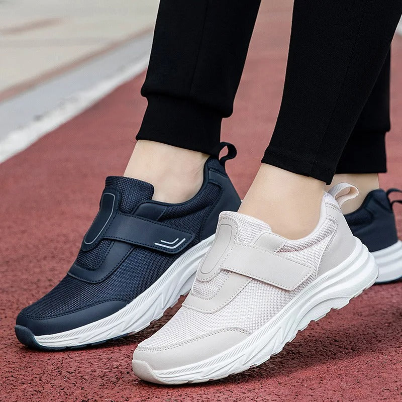 Walking Shoes for Bunions - Wide Toe Box, Velcro Strap, Breathable Mesh