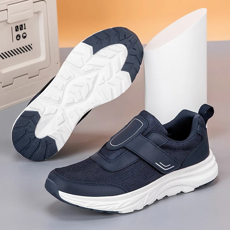 Walking Shoes for Bunions - Wide Toe Box, Velcro Strap, Breathable Mesh