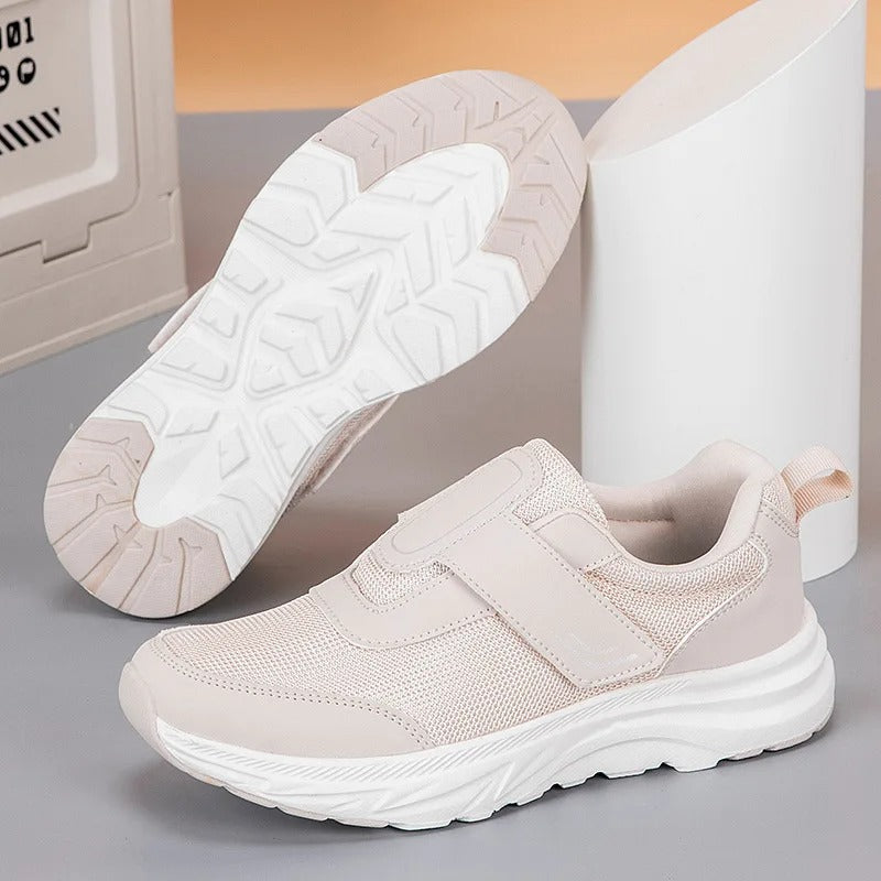 Walking Shoes for Bunions - Wide Toe Box, Velcro Strap, Breathable Mesh