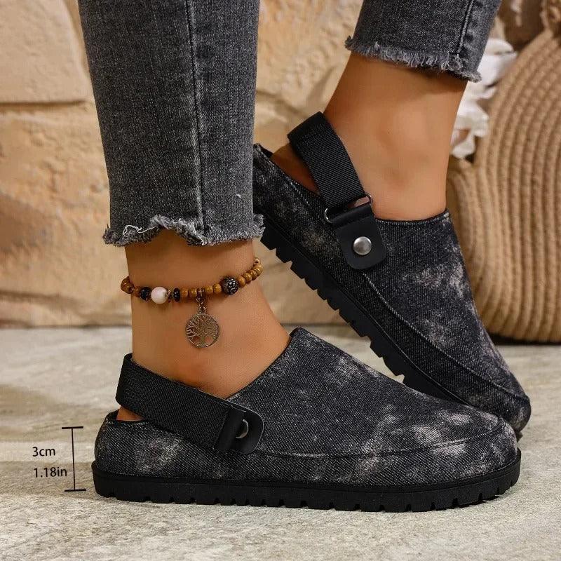 Women's Closed-Toe Clogs Adjustable 2-in-1