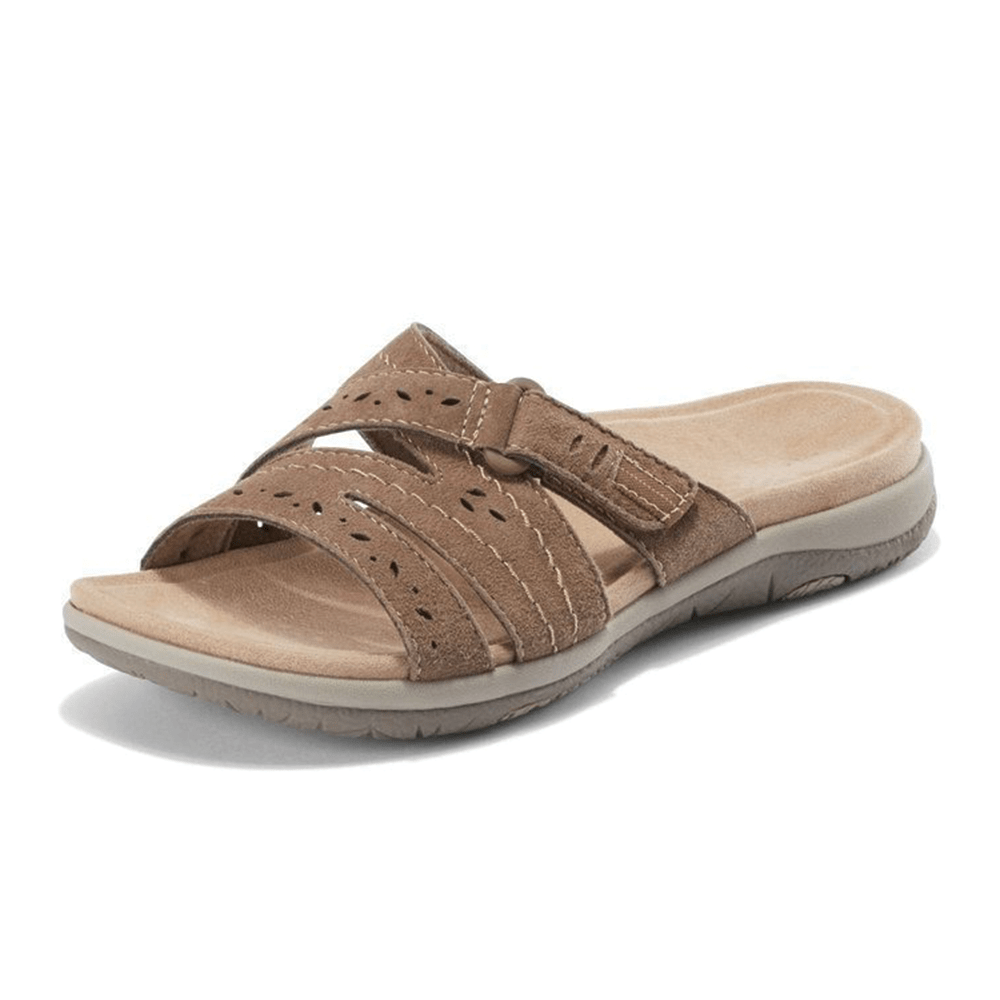 Orthopedic Wedge Sandals for Women Canvas Ankle Strap Platform Open Toe Casual Shoes