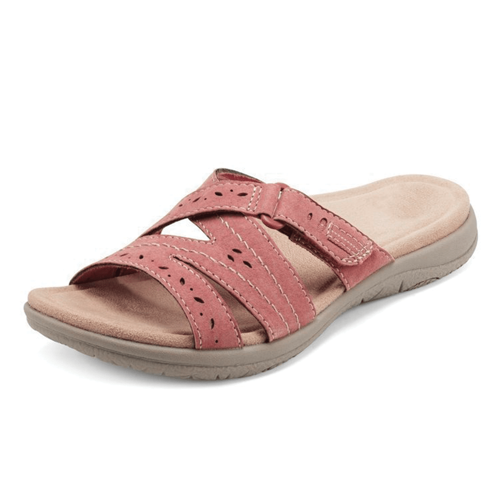 Orthopedic Wedge Sandals for Women Canvas Ankle Strap Platform Open Toe Casual Shoes