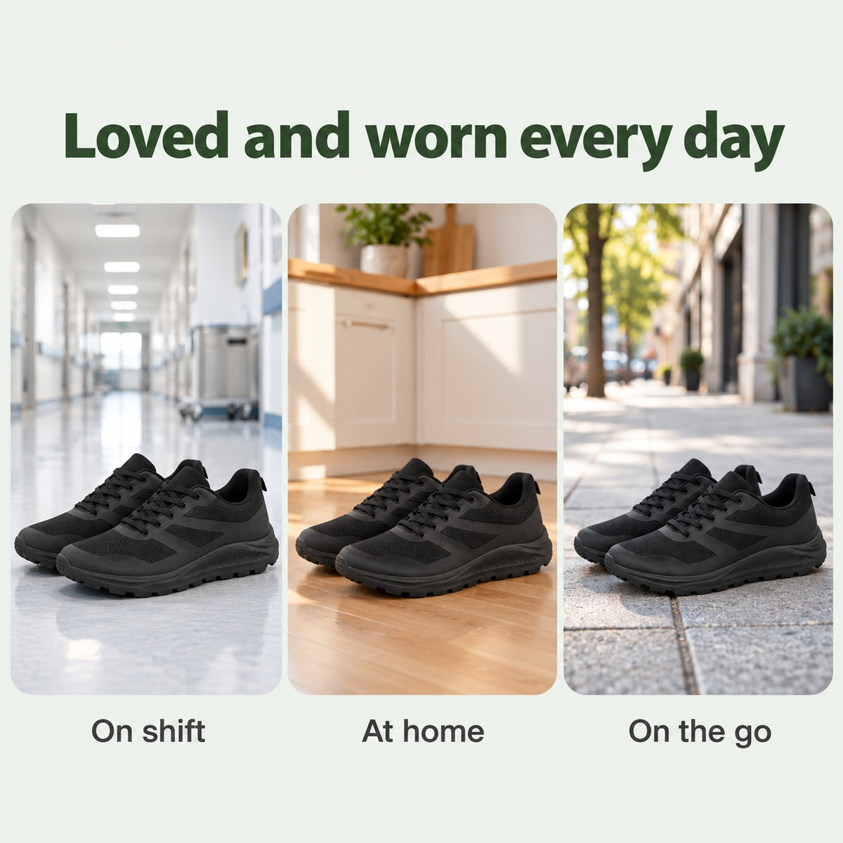 Maldonado – Unisex Nursing Sneakers, worn every day
