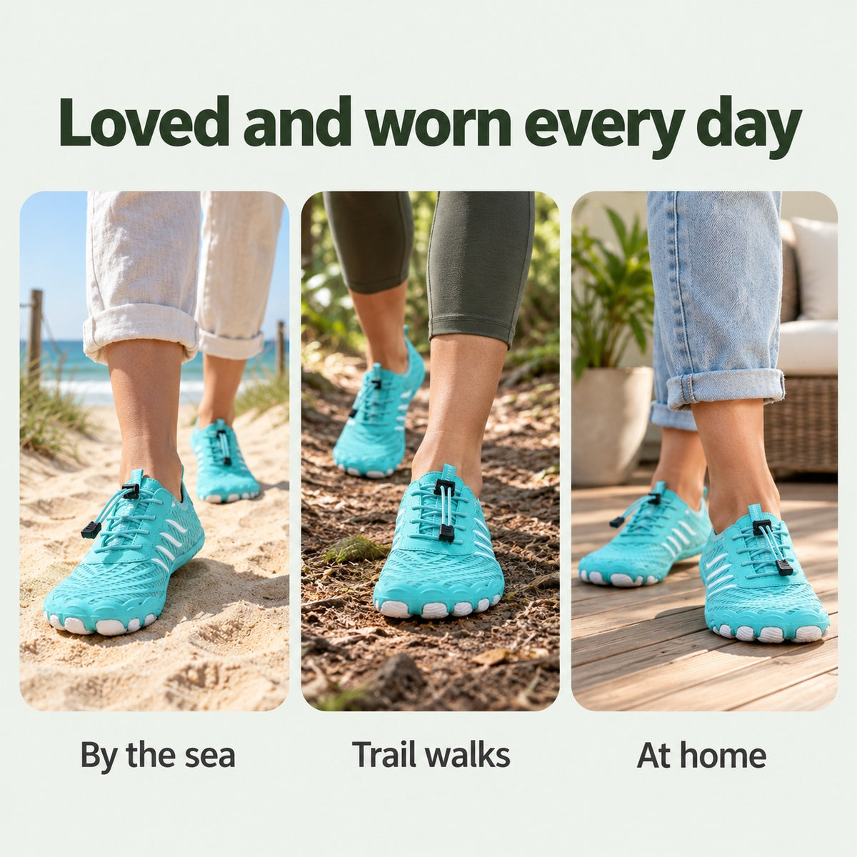 Mann – Unisex Barefoot Shoes, worn every day