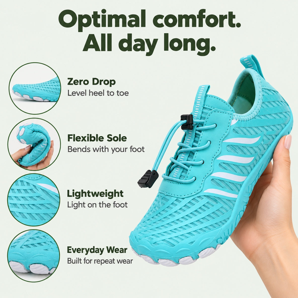 Mann – Unisex Barefoot Shoes, features