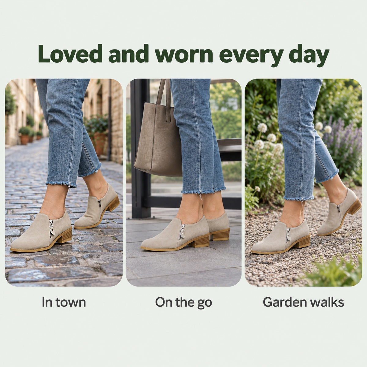 Marie – Women's Wide Calf Boots, worn every day