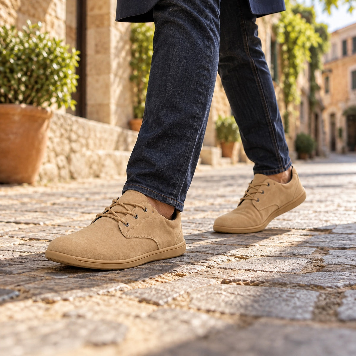 Marley – Unisex Barefoot Shoes, worn on a walk