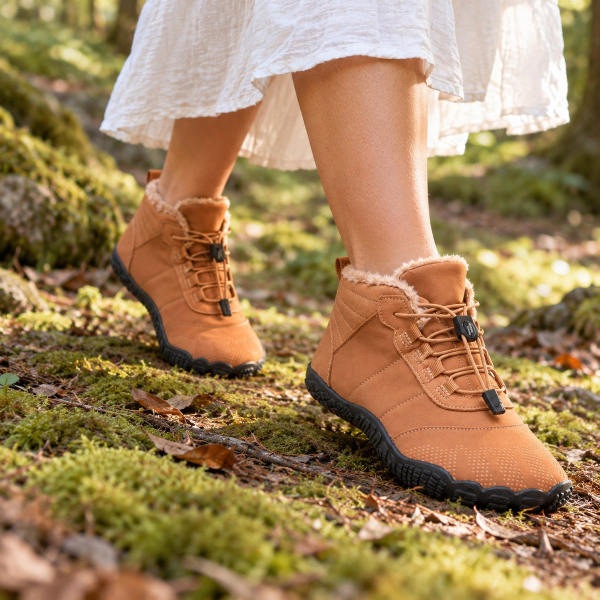 Marta – Women's Wide Toe Box Shoes, worn on a walk