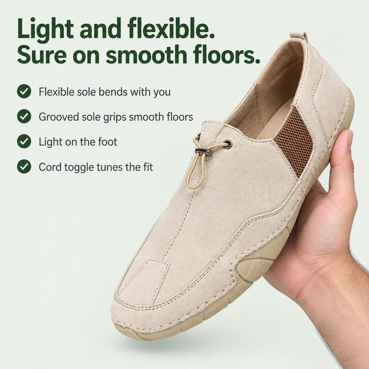 Marvin – Men's Non-Slip Shoes, key benefits