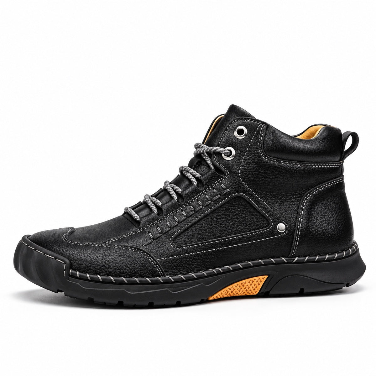 Mathew – Men's Comfort Boots in Black