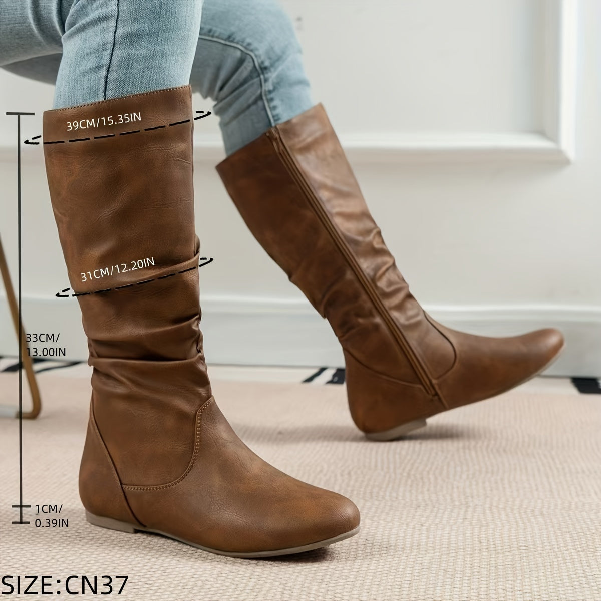 Cassidy – Unisex Wide Calf Boots for Full Calves - photo 3