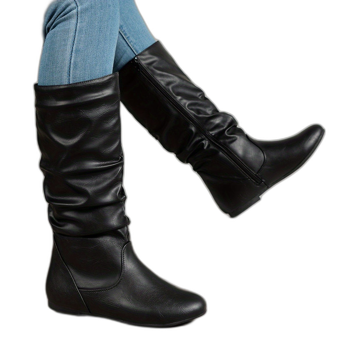 Cassidy – Bottes unisexes adaptées aux mollets forts