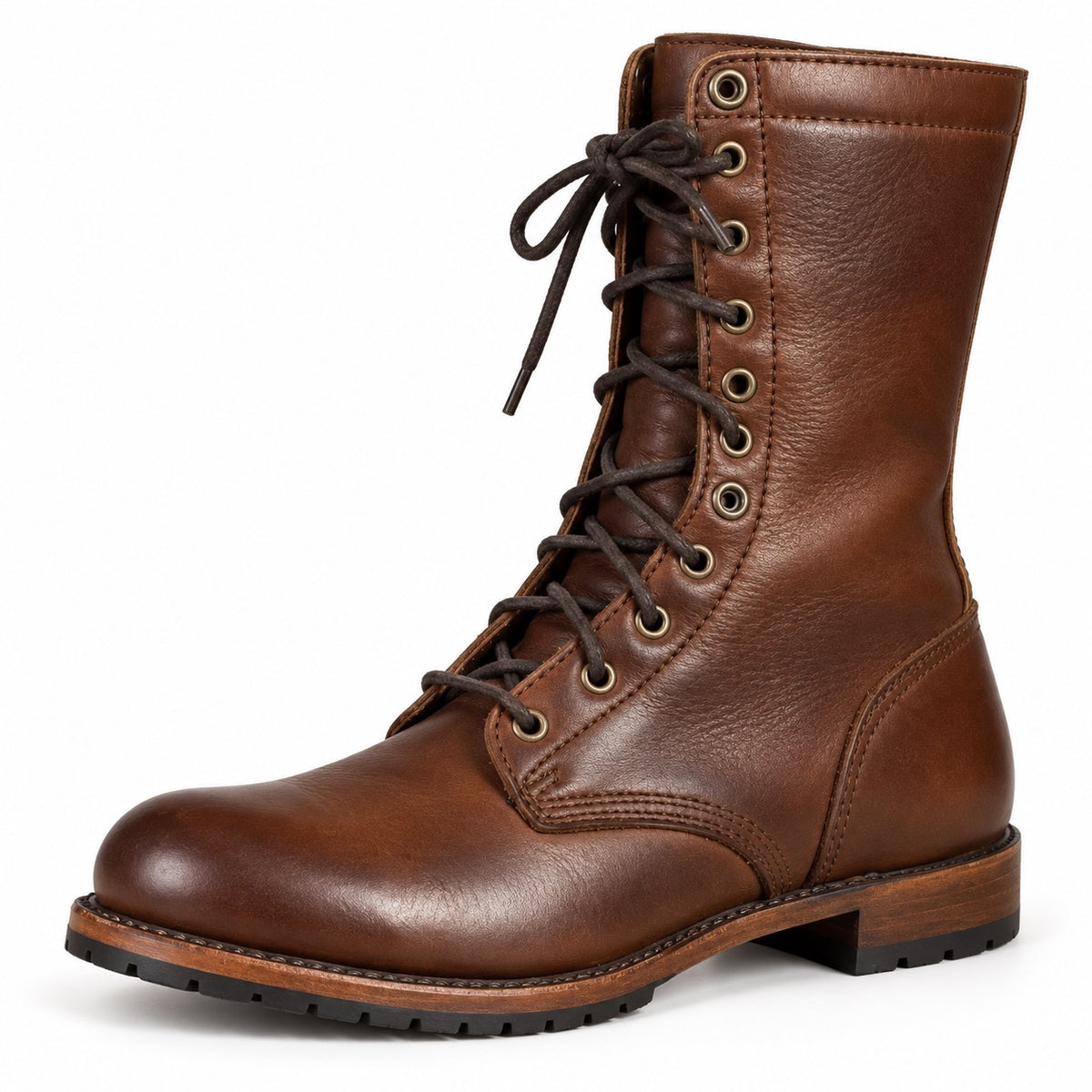 Michelle – Women's Wide Calf Boots in Dark Brown