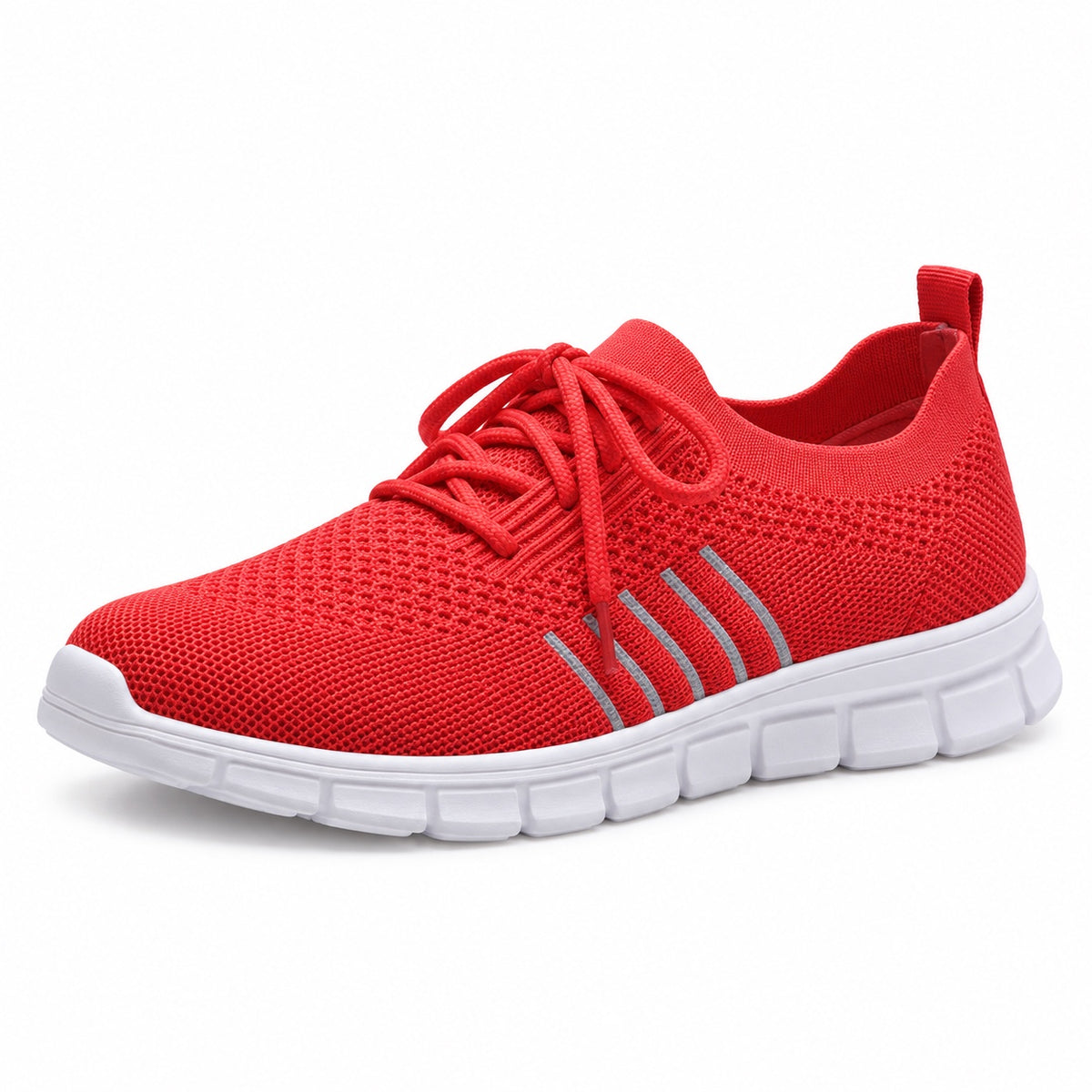 Monica – Women's Arch Support Sneakers in Red