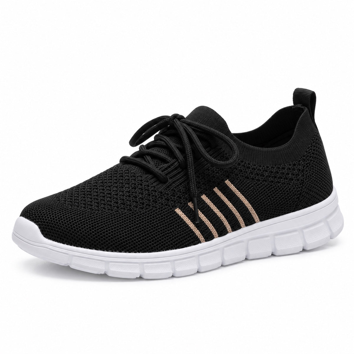 Monica – Women's Arch Support Sneakers in Black
