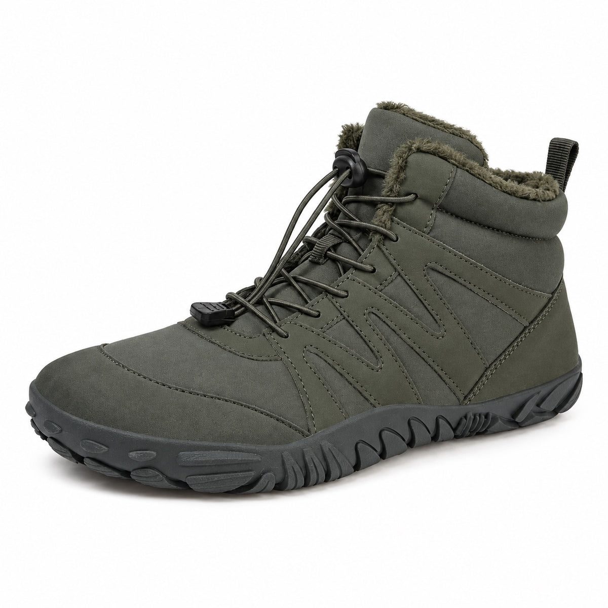 Nova – Unisex Comfort Boots in Army Green