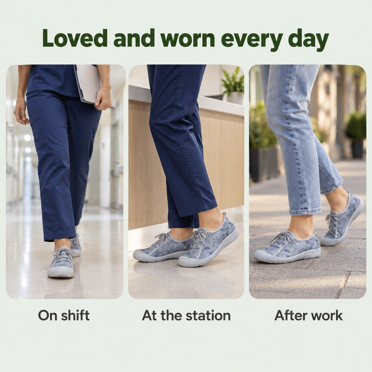 Olga – Women's Nursing Shoes, worn every day