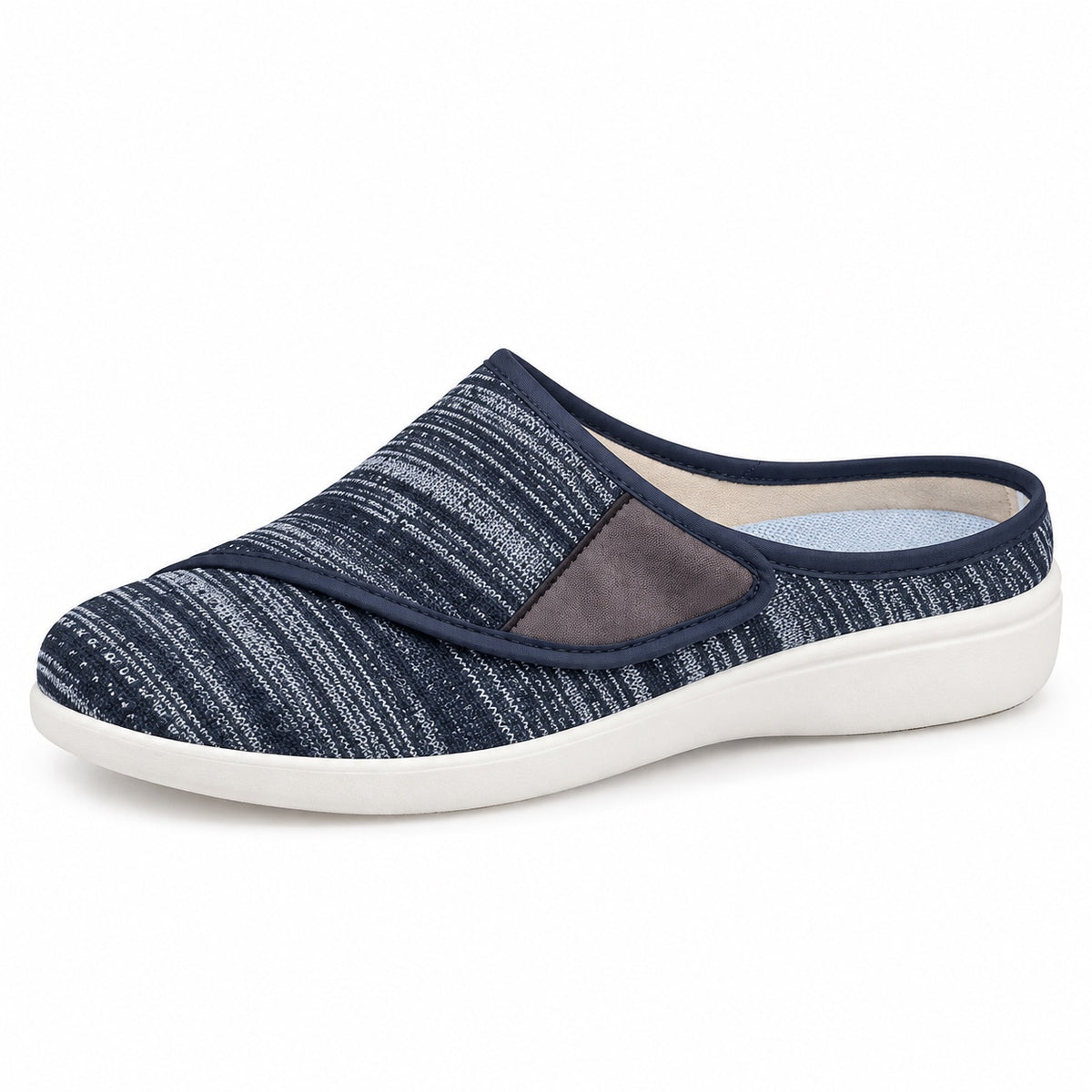 Olivia – Women's Comfort Slippers in Navy Blue