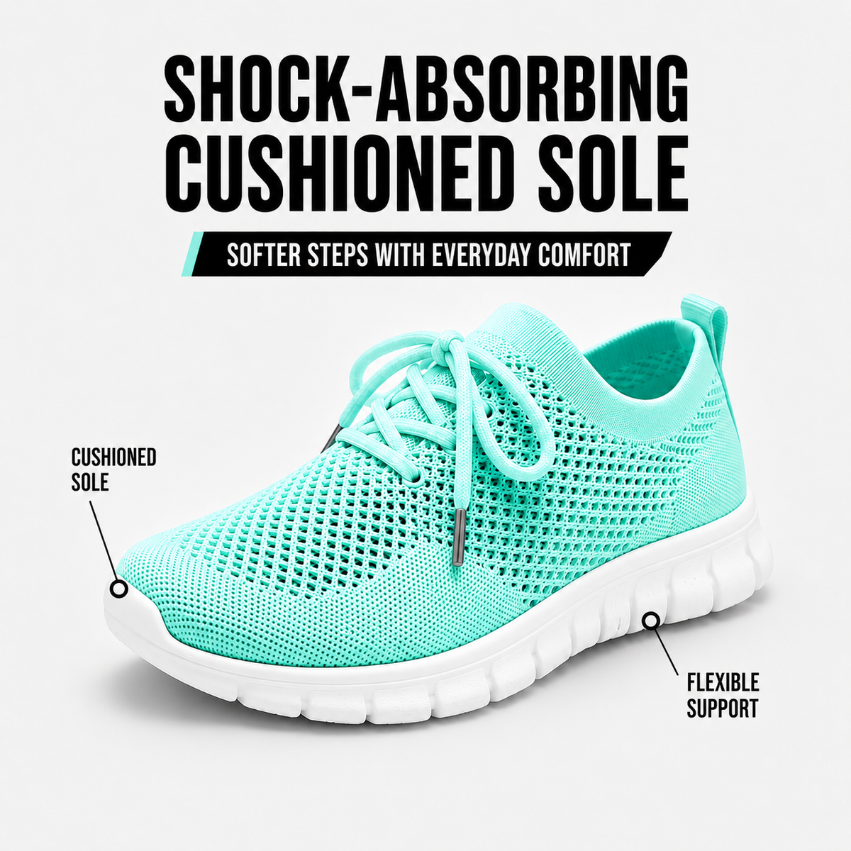 Annie – Women's Arch Support Sneakers with a Deep Heel Cup - photo 4