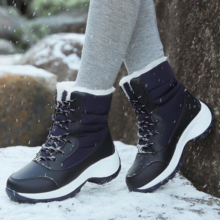 Women's Waterproof Winter Boots with Fur Lining