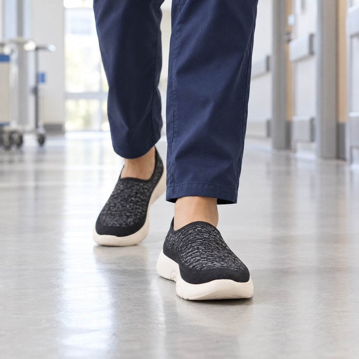 Patti – Women's Nursing Shoes, worn on a walk