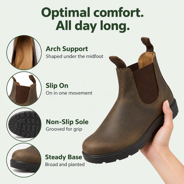 Paulette – Women's Comfort Boots, features