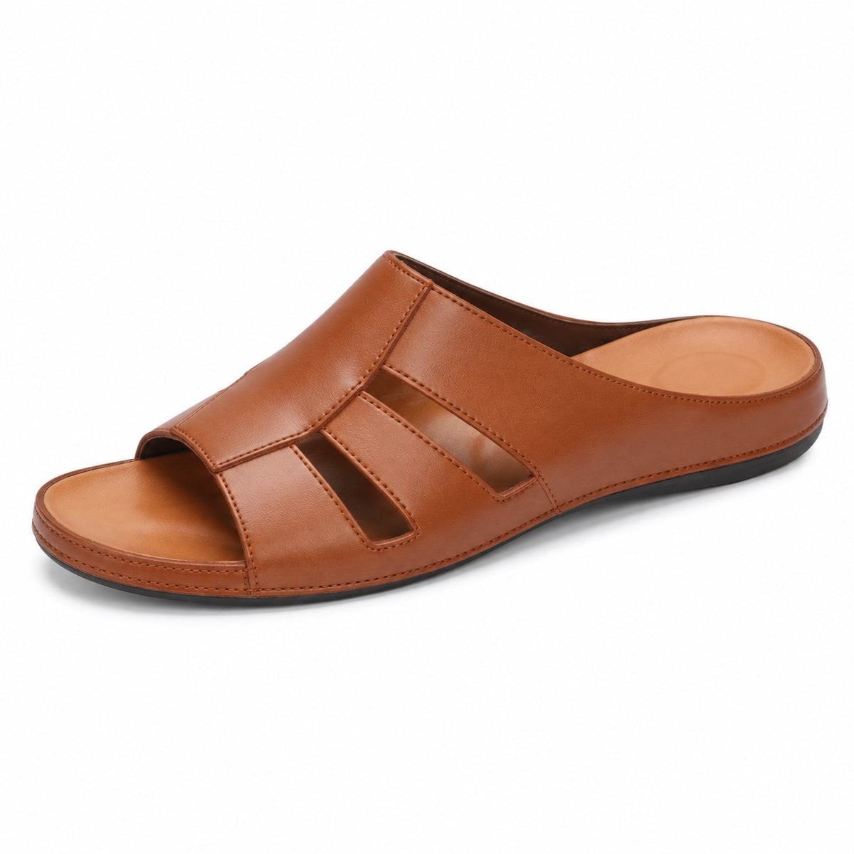 Pete – Men's Comfort Slippers in Light Brown