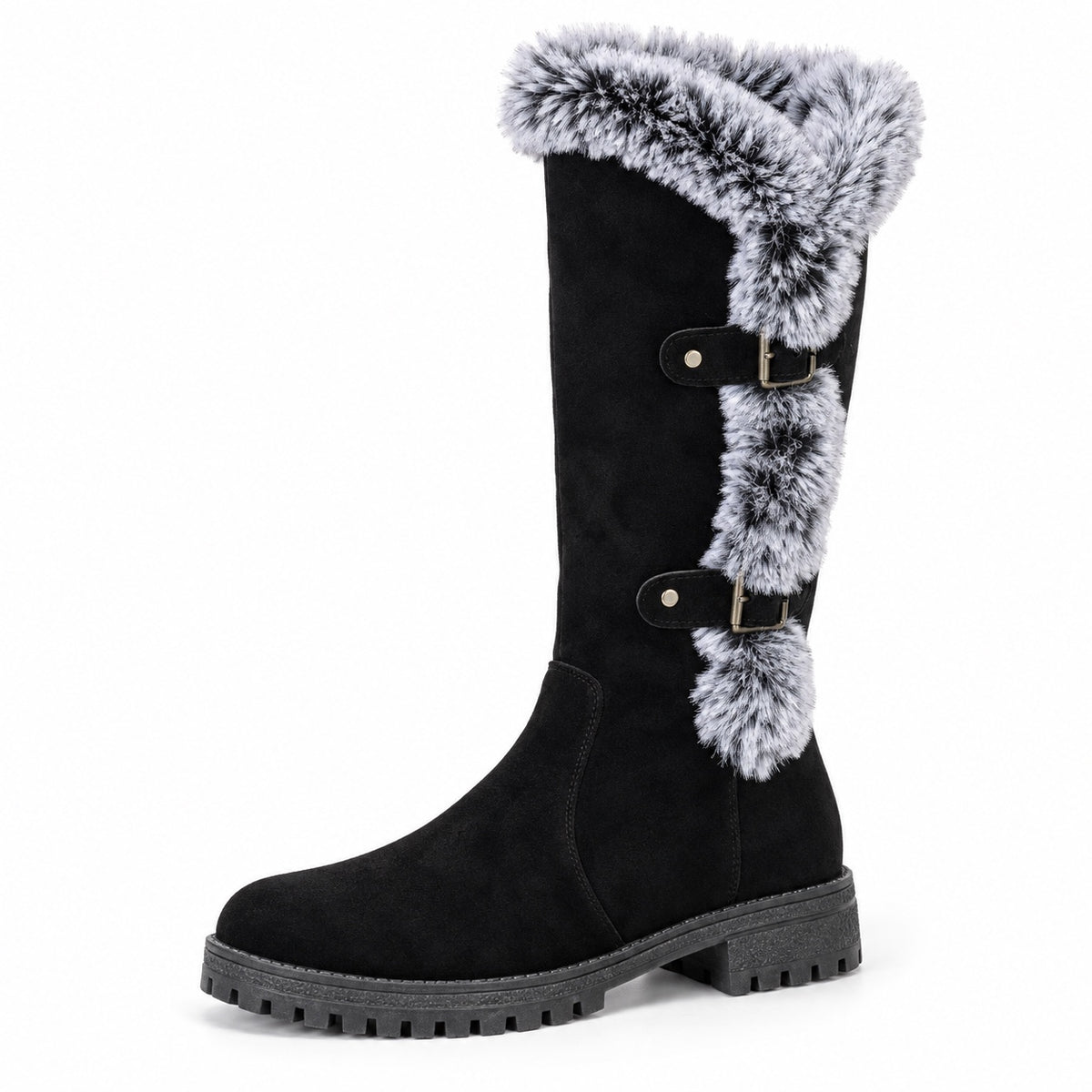 Phyllis – Women's Wide Calf Boots in Black