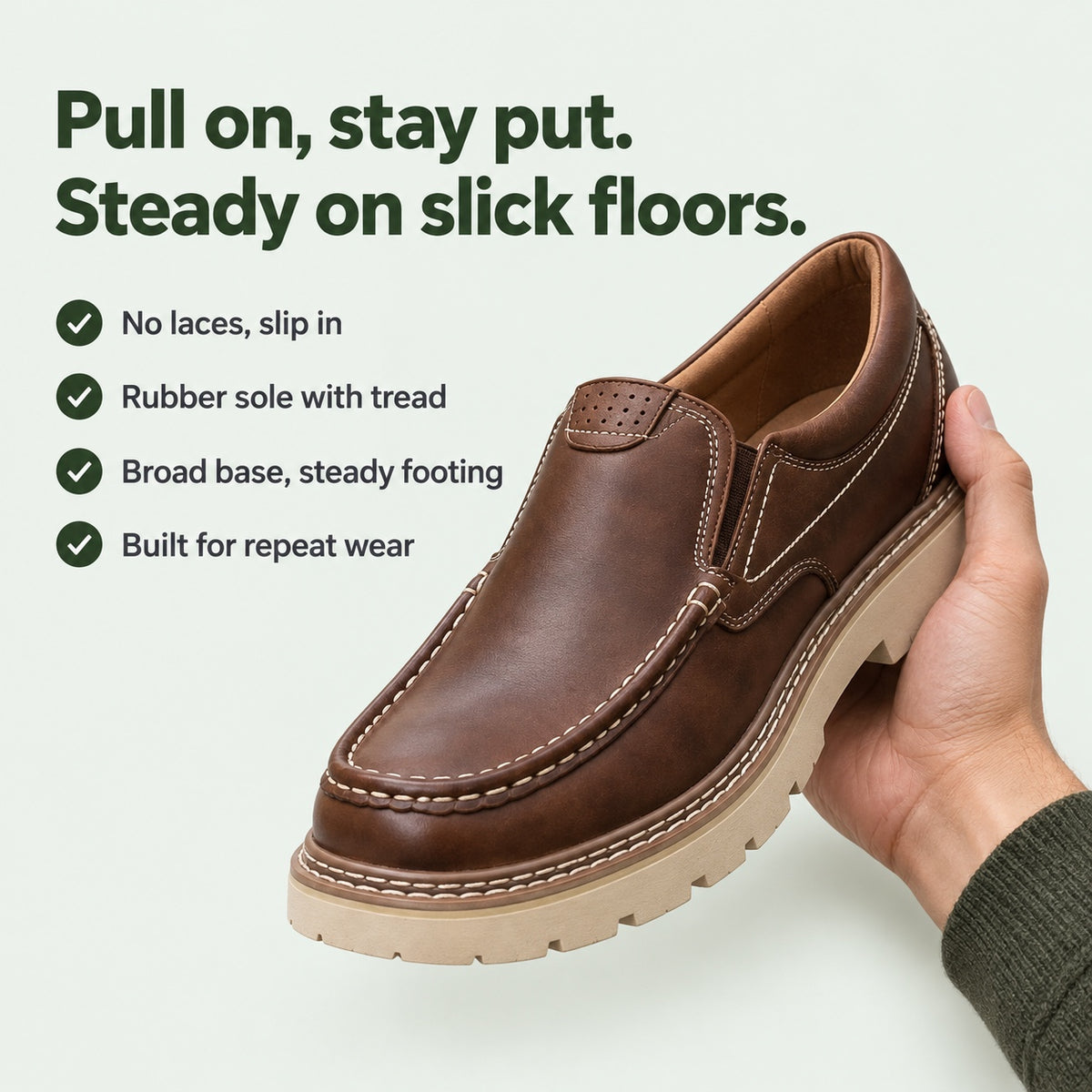 Piper – Unisex Slip-On Loafers, key benefits
