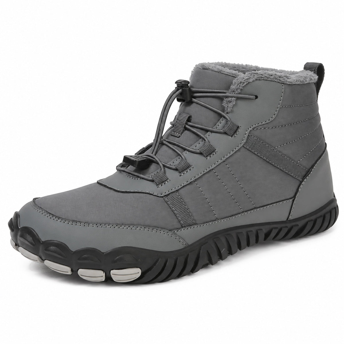 Poole – Unisex Barefoot Shoes in Gray