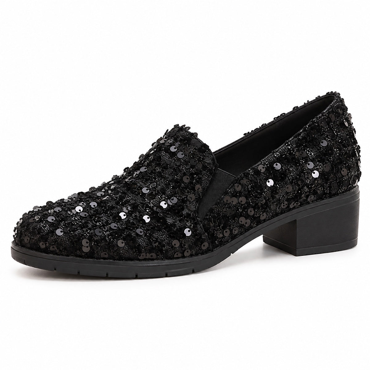 Ramsey – Unisex Slip-On Loafers in Black