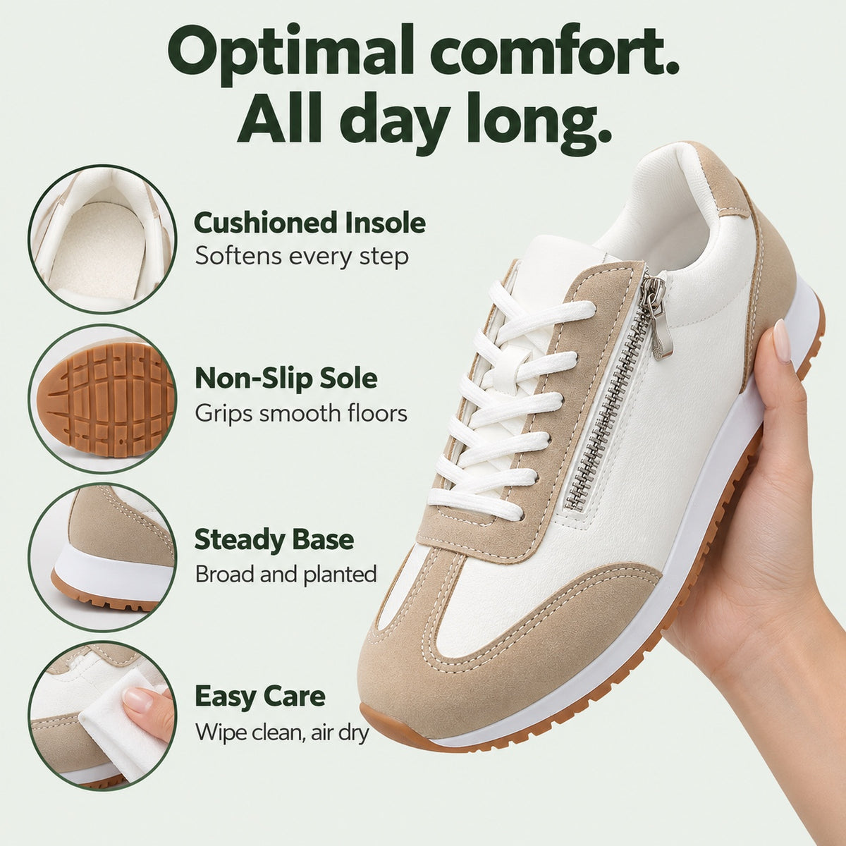 Raquel – Women's Nursing Shoes, features