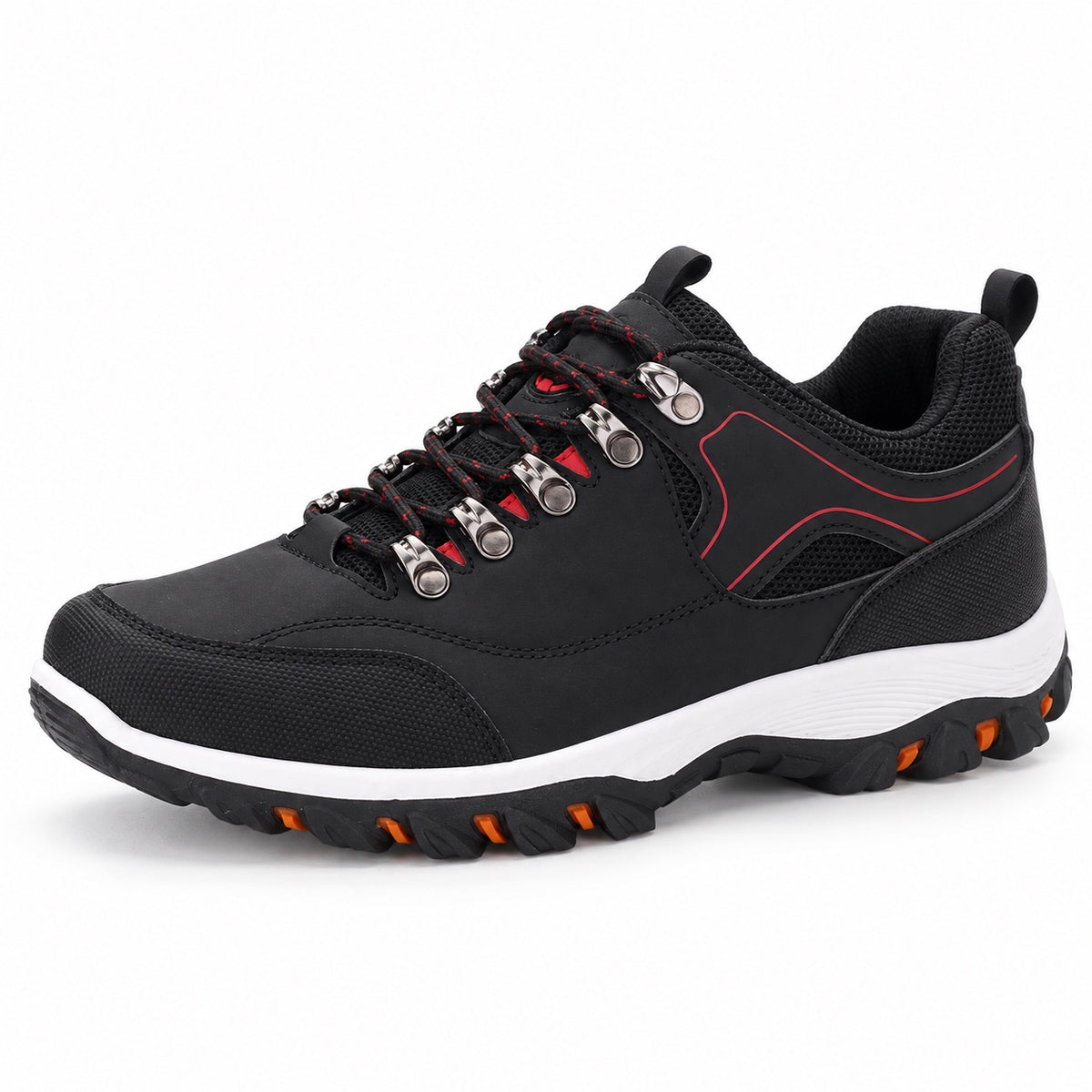 Reginald – Men's Arch Support Sneakers in Black