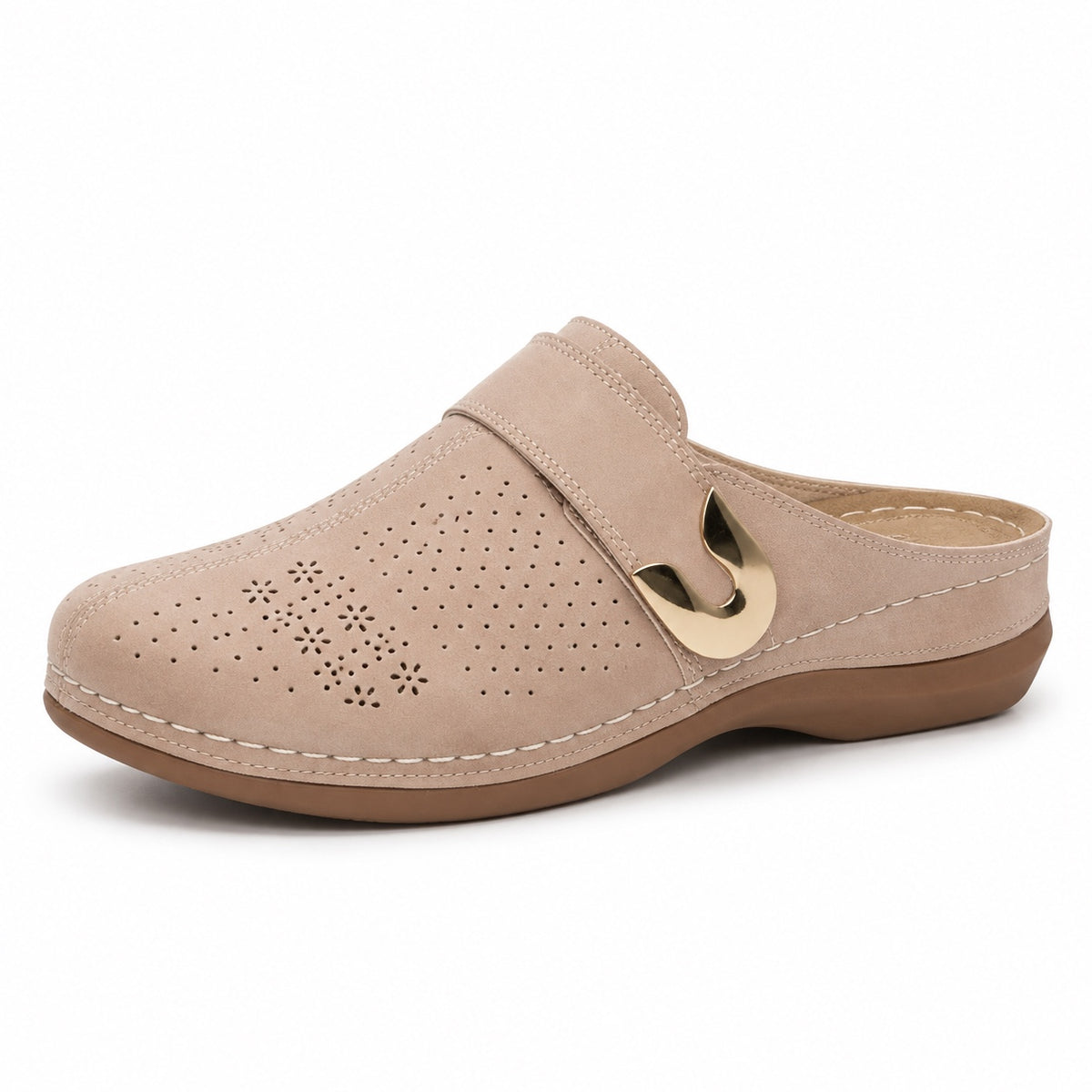 Renee – Women's Nursing Clogs in Beige