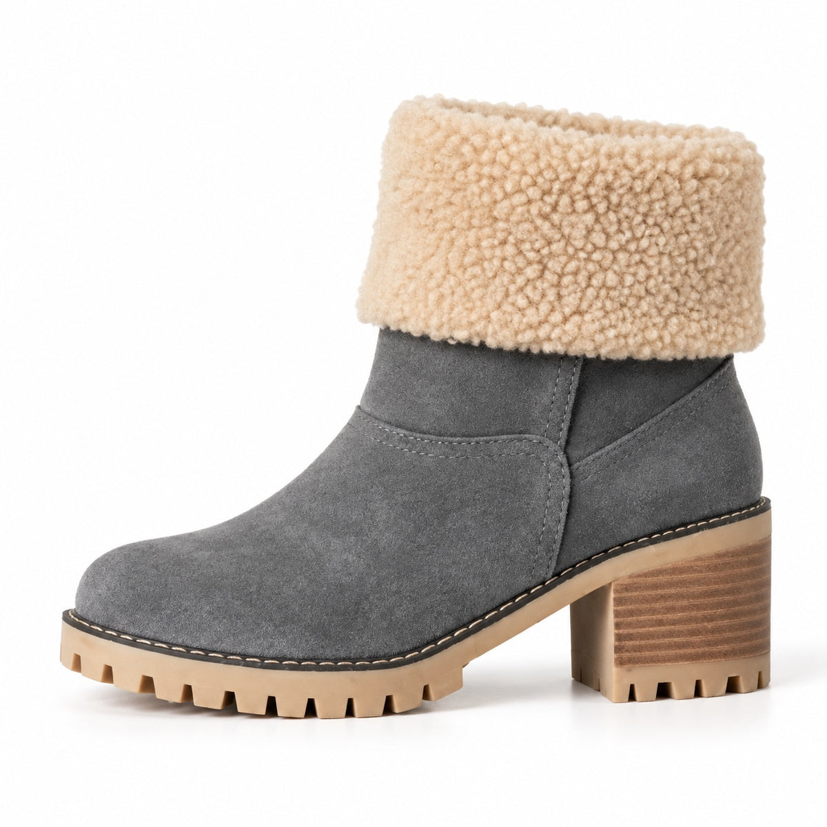 Roberta – Women's Comfort Boots in Gray