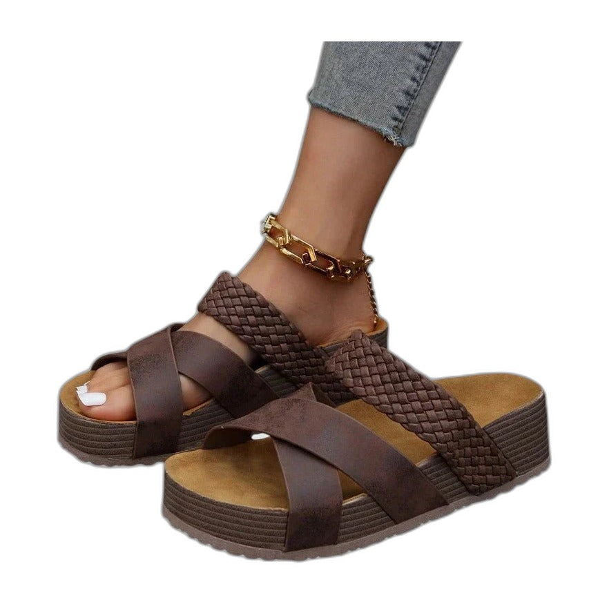 Jordan – Sandalias unisex con puntera amplia para comodidad durante todo el día