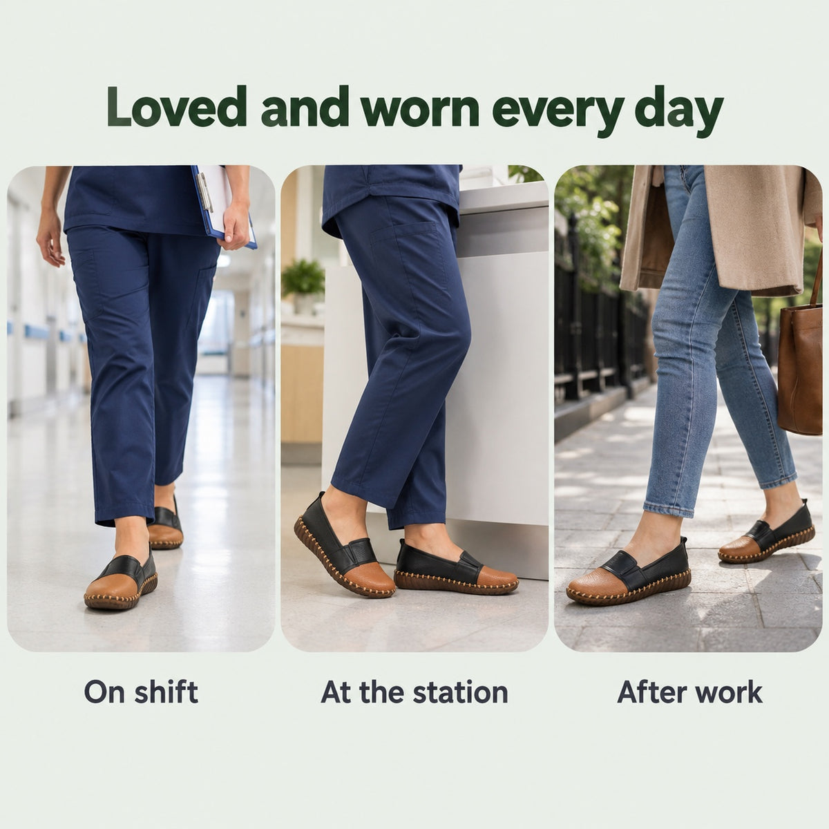 Robyn – Women's Nursing Loafers, worn every day