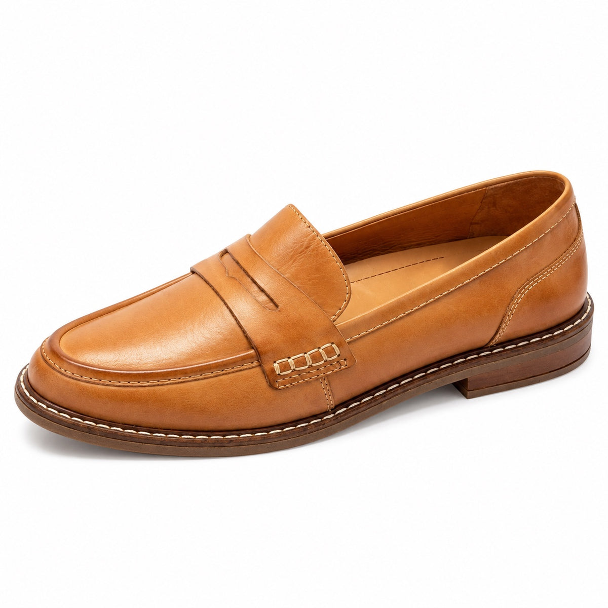 Ronan – Unisex Orthopedic Loafers in Light Brown